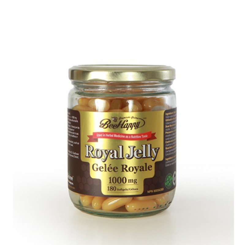 Bee Happy Royal Jelly 1000mg 180 cap